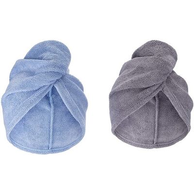 Super Absorbent Women Microfiber Turban Towel For Long Hair