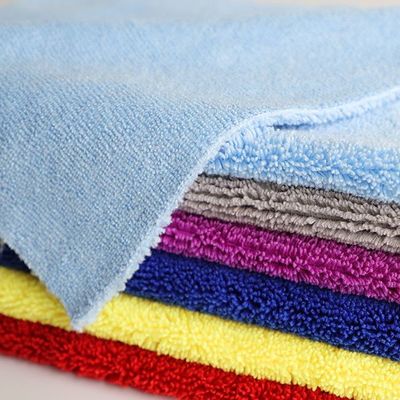 500gsm Yellow Car Detailing Cloths Towel For Windshield Cleaning