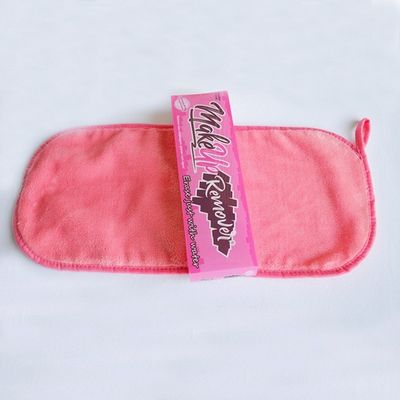 Custom Microfiber Makeup Remover Cloth Portable 18x40cm