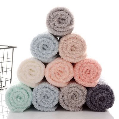 Skin Friendly Pliable Cotton Bath Sheet Towels White Hand Towels 28x56''
