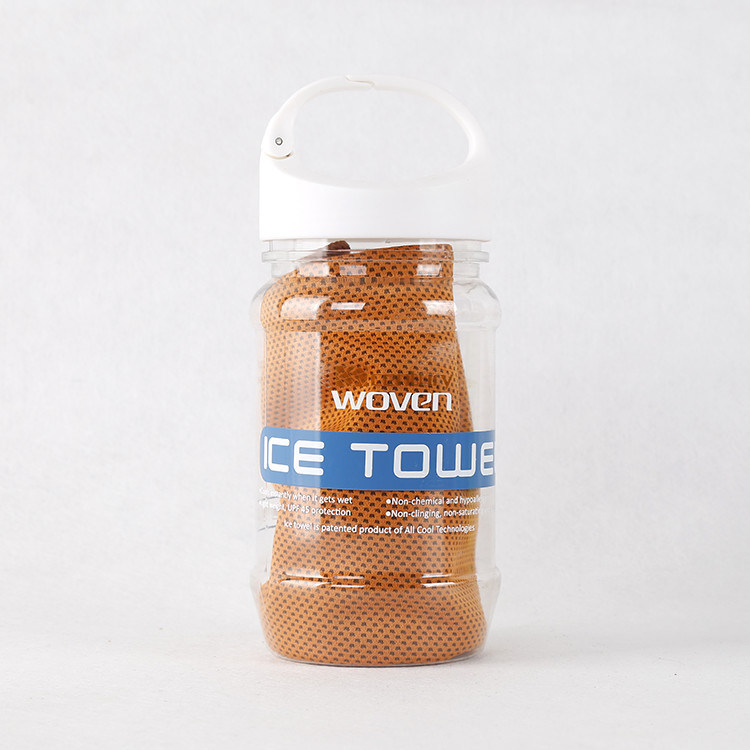 Breathable Microfiber Sport Towel Custom Ice Cooling Quick Dry Gym Towel 12x40"