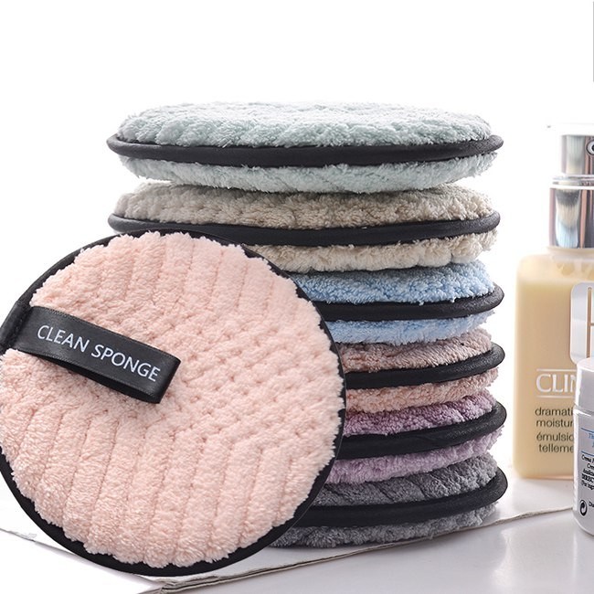 Customize Eye Makeup Eraser Towel Remover Pads Pineapple Grid Double Sided